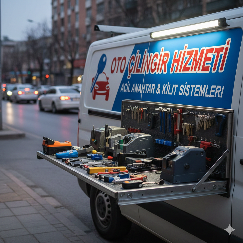 Karabağlar oto çilingir ekibi araç anahtarı hazırlıyor